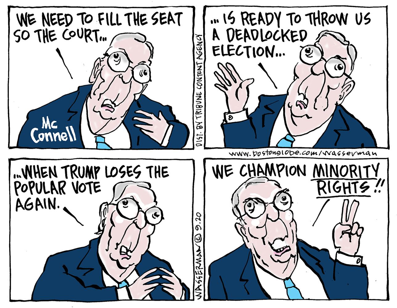 Week in cartoons: Trump's taxes, the presidential debate and more