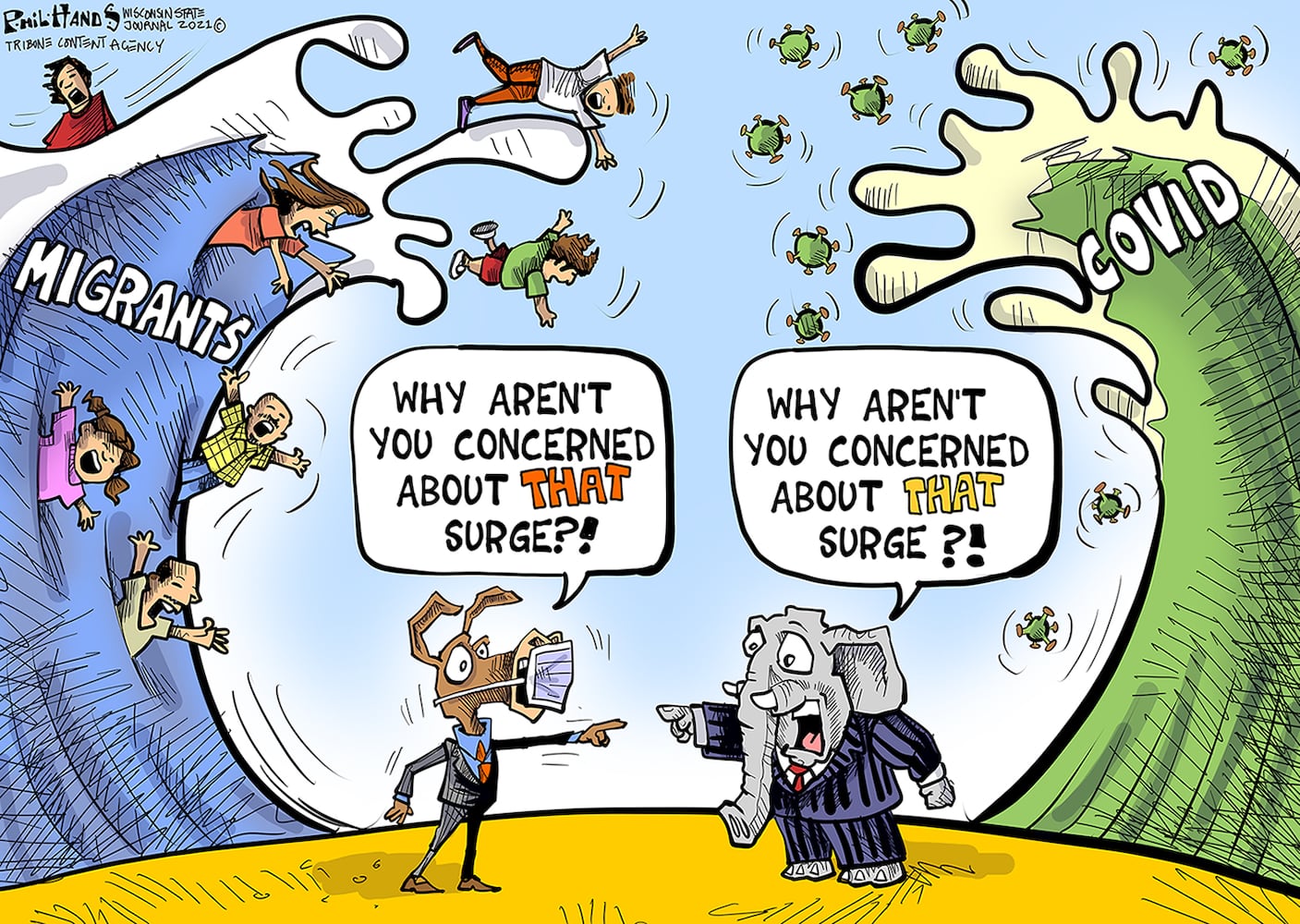 Week in cartoons: Gun control, infrastructure plan and more