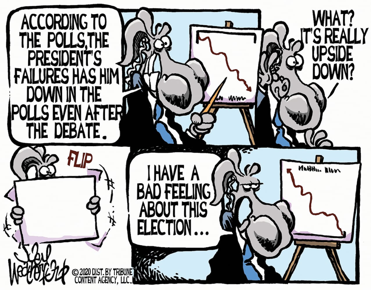 Week in cartoons: Trump's health, the fly and more