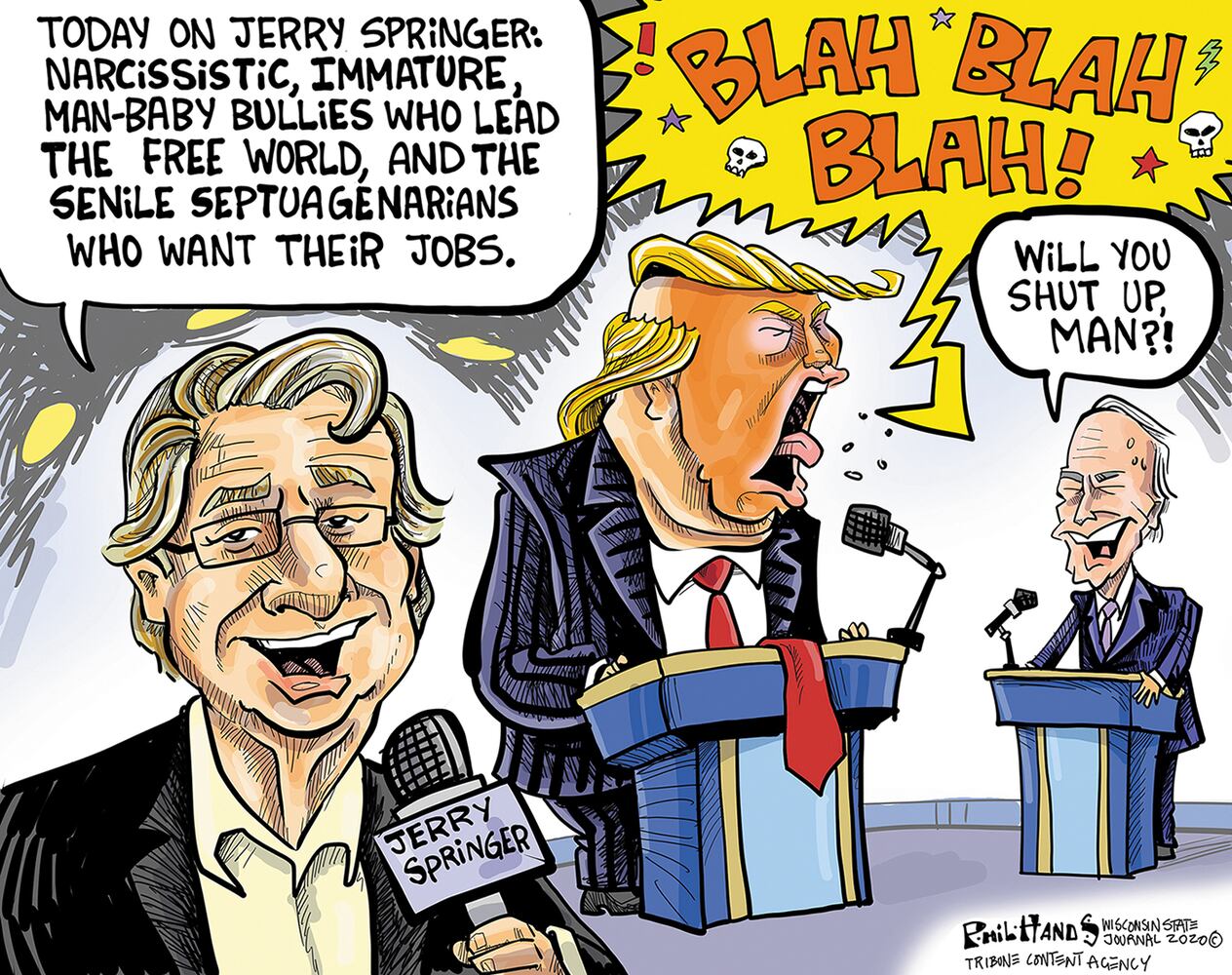 Week in cartoons: Trump's taxes, the presidential debate and more