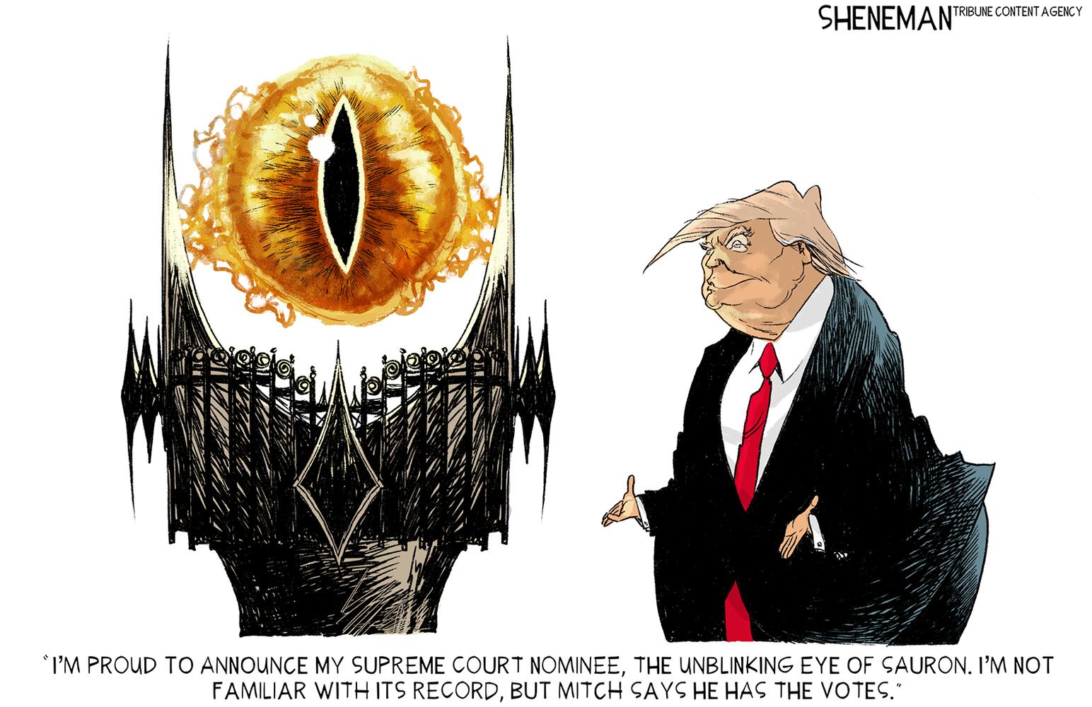 Week in cartoons: 200,000 COVID-19 deaths, Supreme Court nominees and more