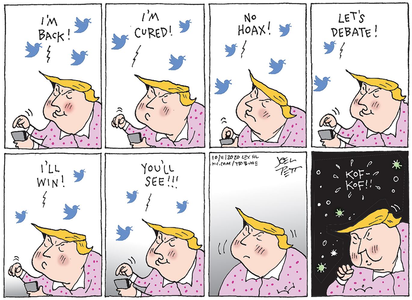 Week in cartoons: Trump's health, the fly and more