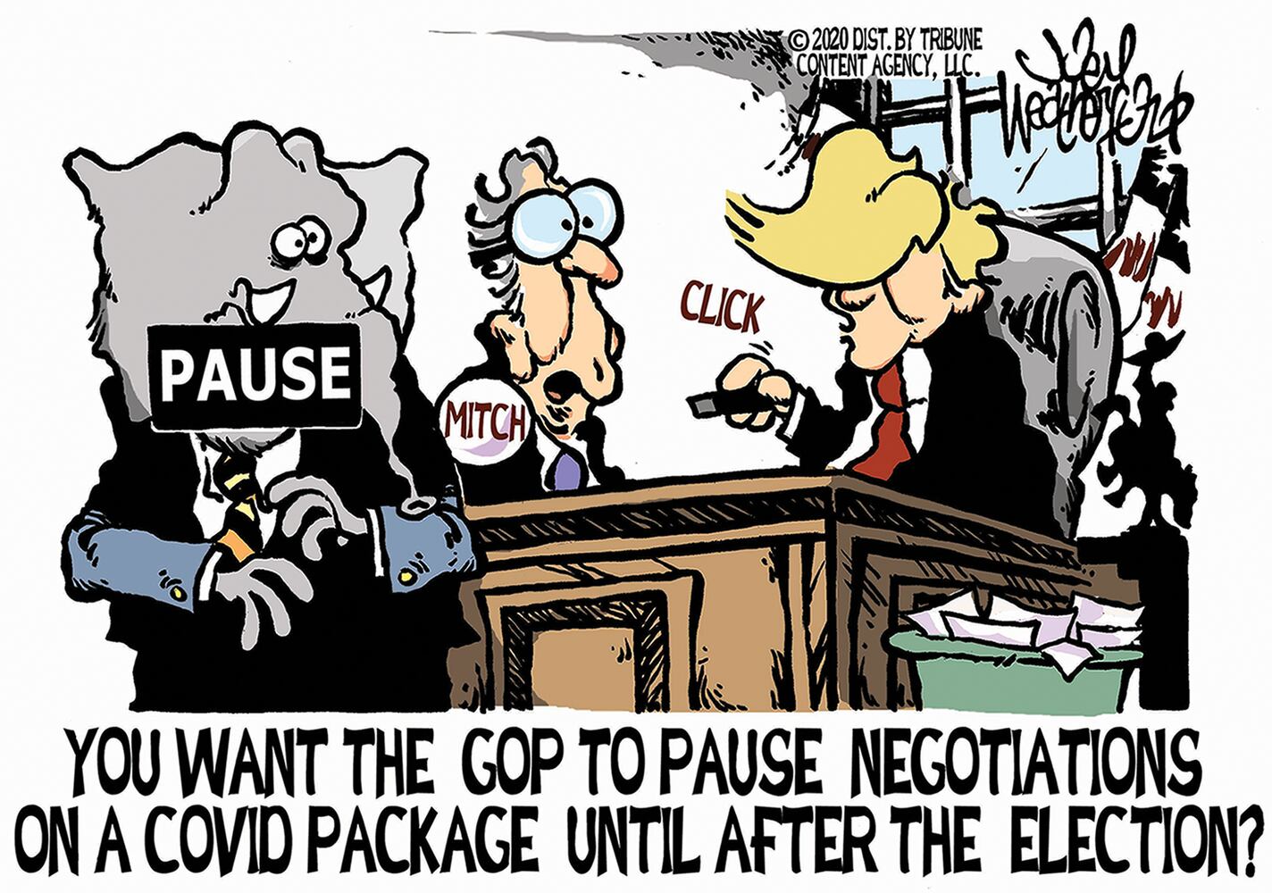 Week in cartoons: Trump's health, the fly and more
