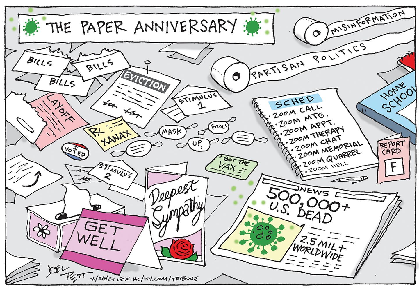 Week in cartoons: 500,000 Coronavirus deaths and more
