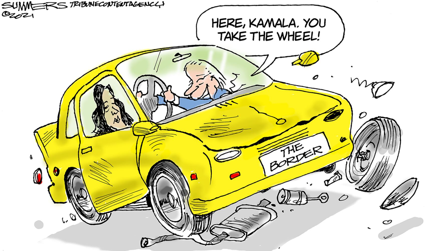 Week in cartoons: Gun control, infrastructure plan and more