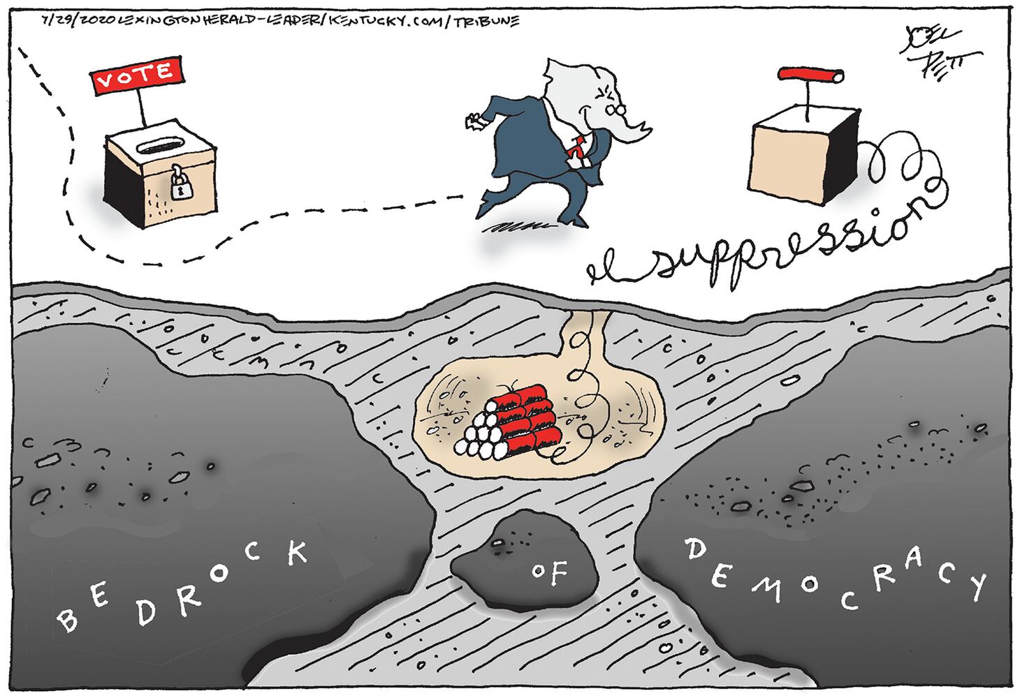 Week in cartoons: Cognitive tests, federal agents and more