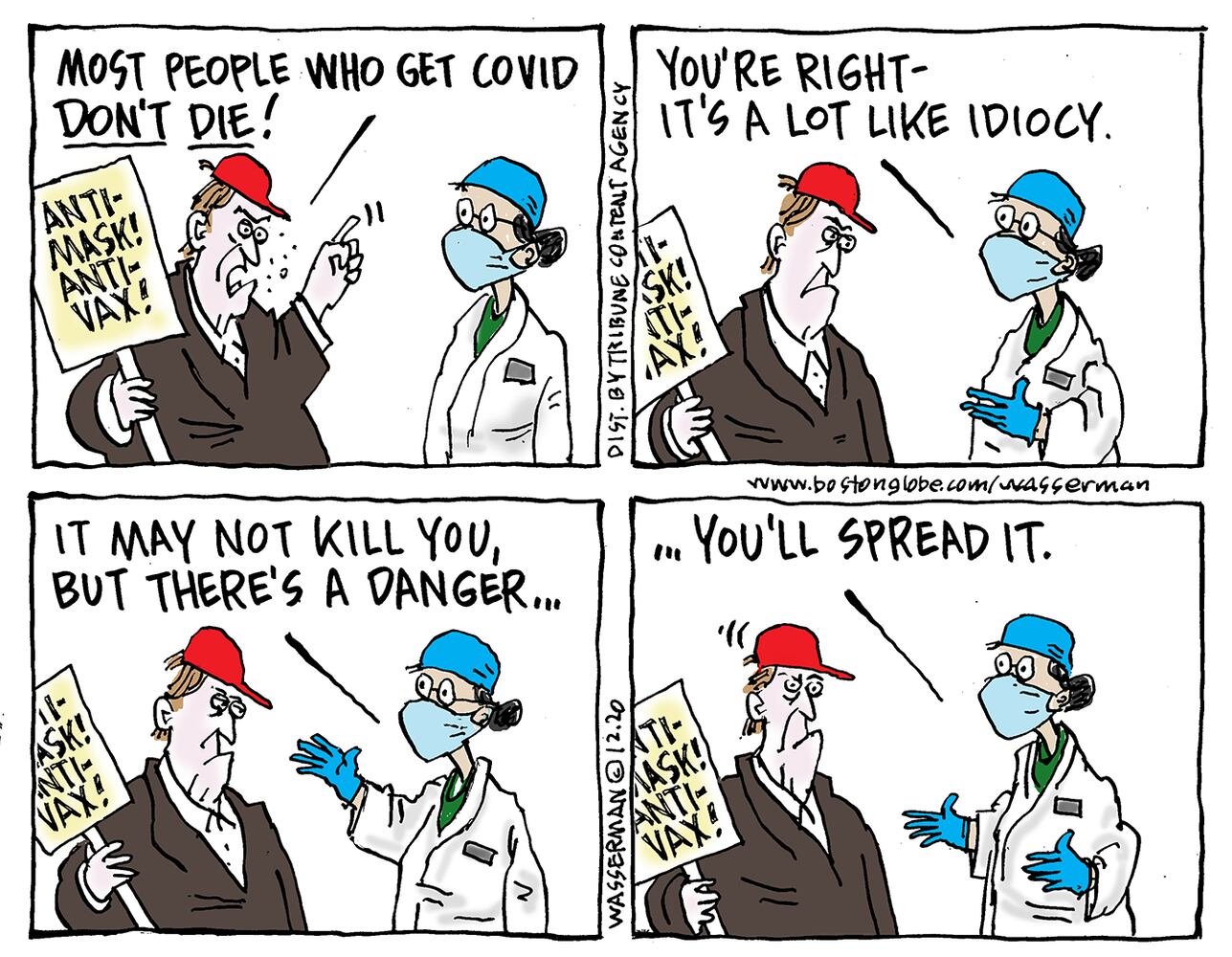 Week in cartoons: Stimulus checks, Christmas and more