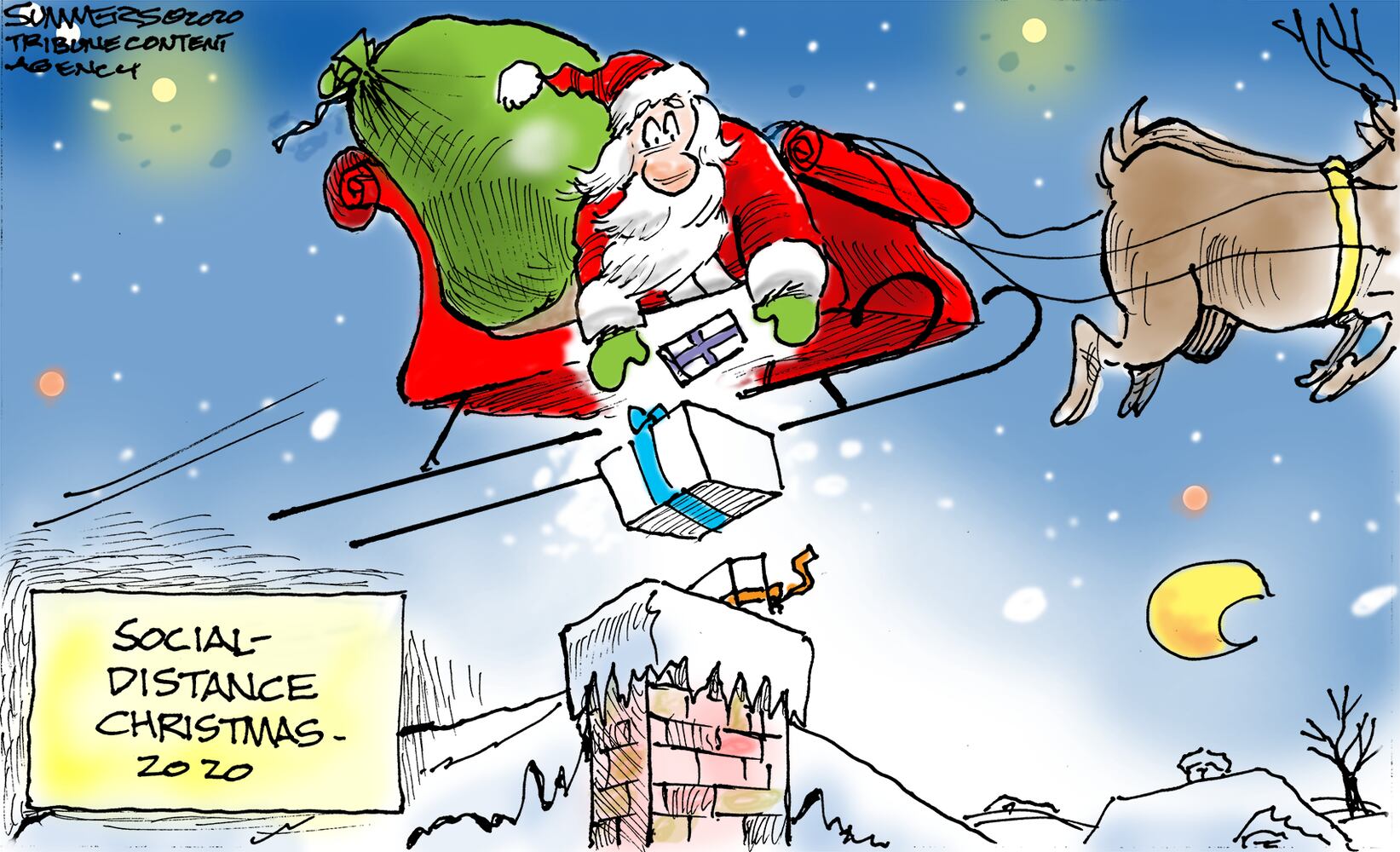 Week in cartoons: Stimulus checks, Christmas and more