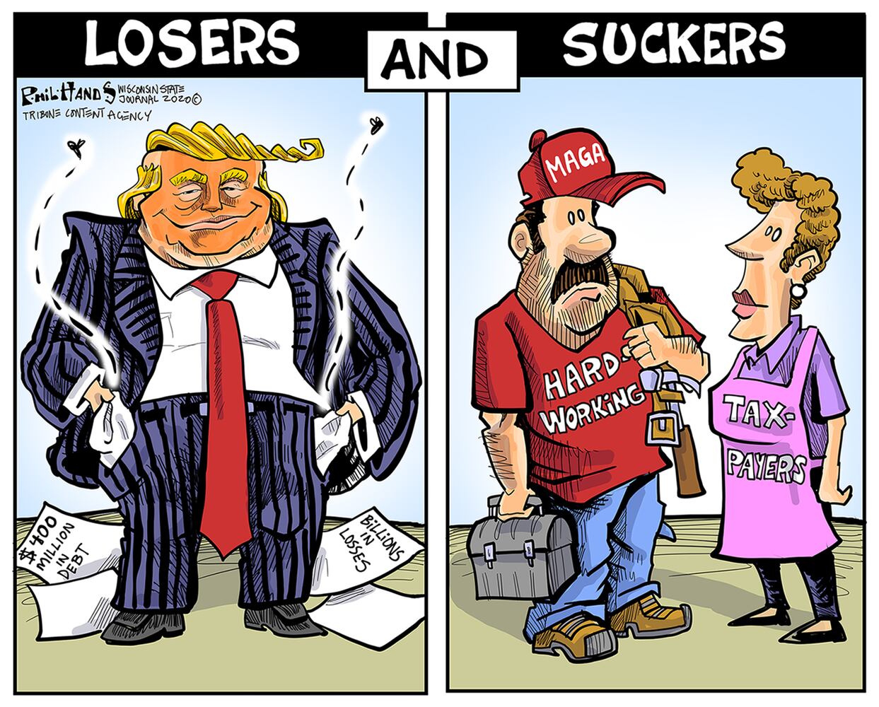 Week in cartoons: Trump's taxes, the presidential debate and more