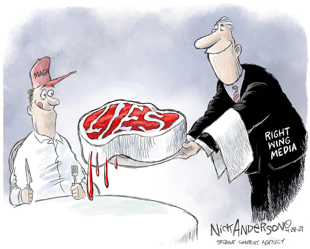 Week in cartoons: Biden's first 100 days, anti-vaxxers and more