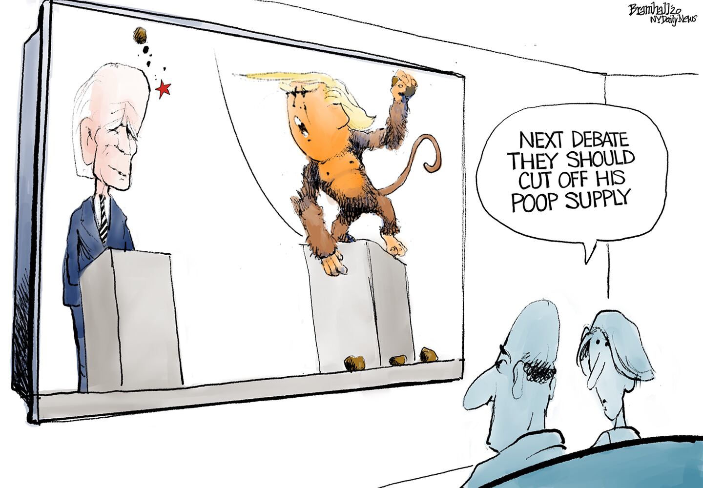 Week in cartoons: Trump's taxes, the presidential debate and more