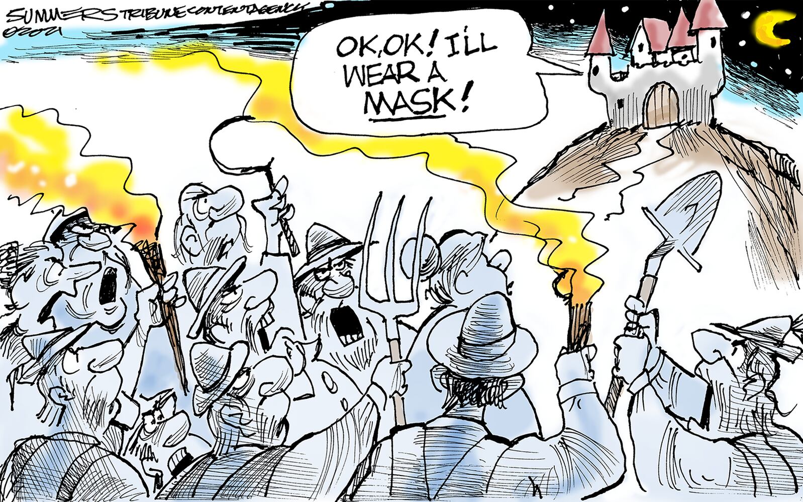 Week in cartoons: Biden's first 100 days, anti-vaxxers and more