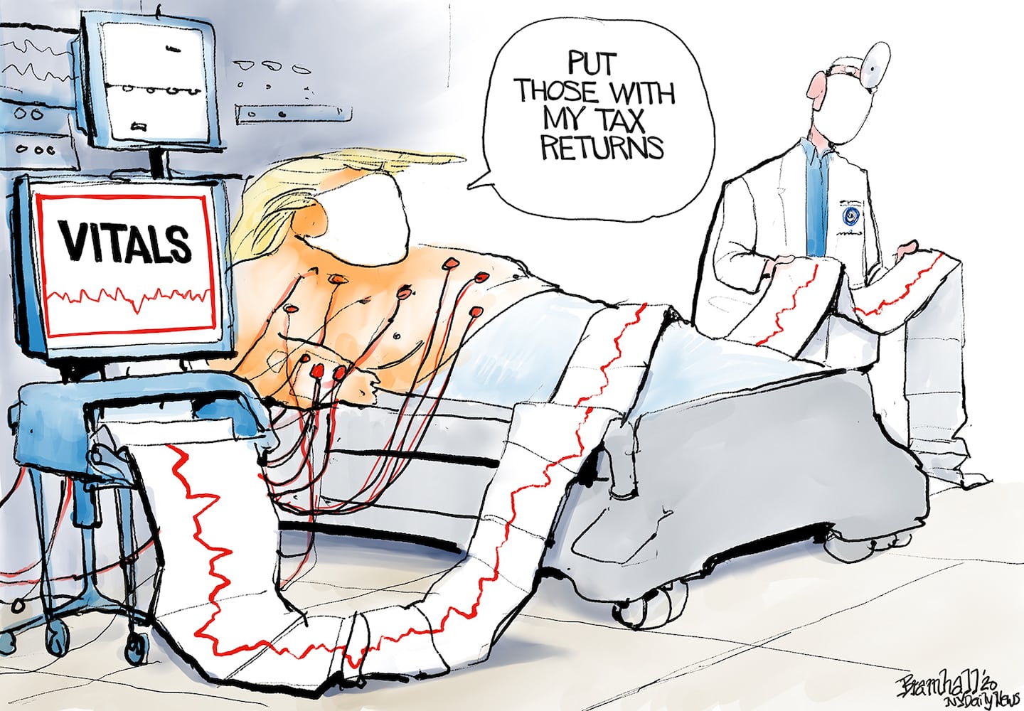 Week in cartoons: Trump's health, the fly and more
