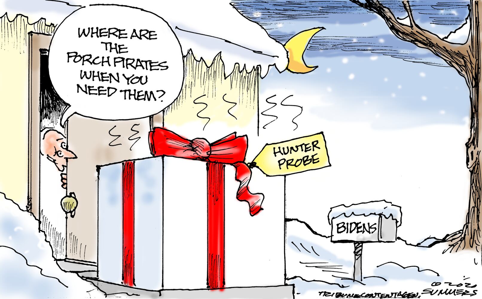 Week in cartoons: Stimulus checks, Christmas and more