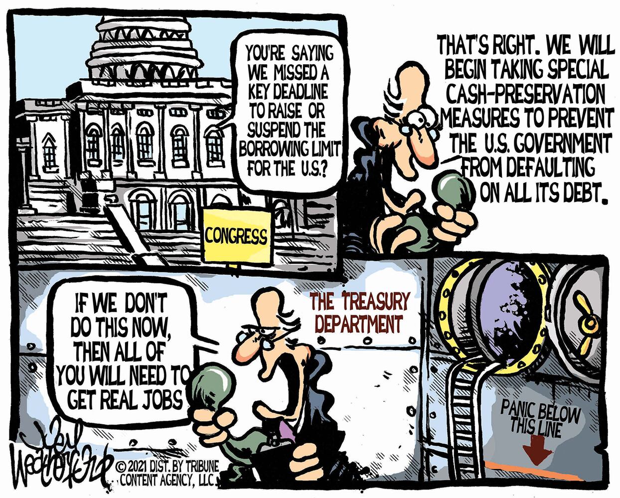 Week in cartoons: Cuomo resigns, infrastructure bill and more