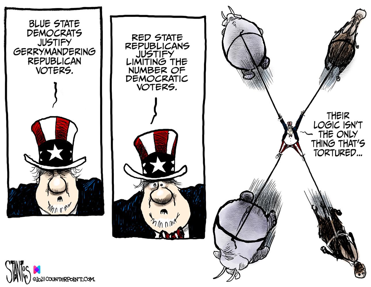 Week in cartoons: Gun control, infrastructure plan and more