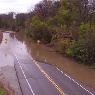 National Weather Service on flooding in the roadways