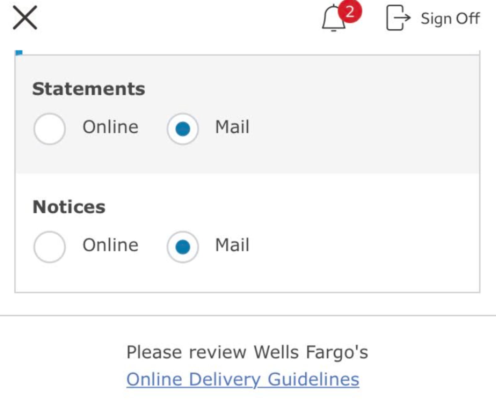 Screenshot via Wellsfargo.com
