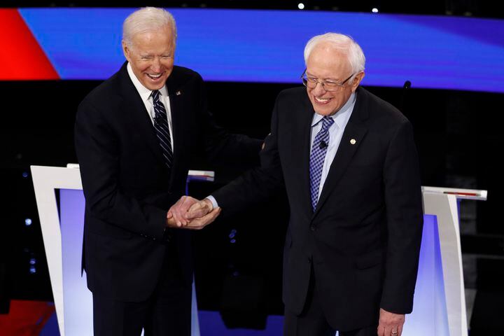 Photos: Democratic presidential candidates face off in January debate