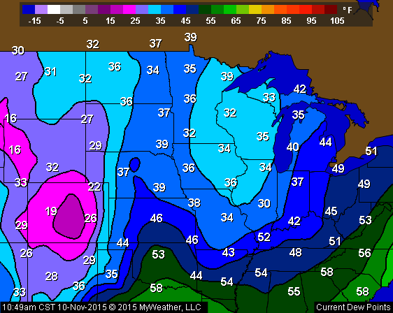 North Central Dew Point