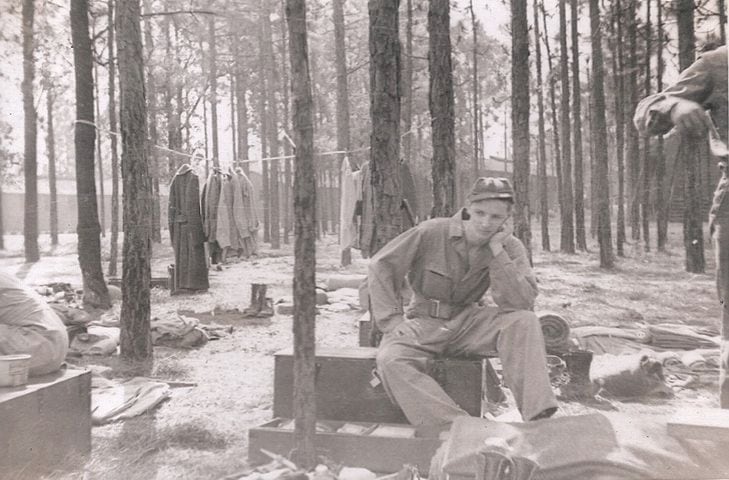 Jim "Pee Wee" Martin during WWII