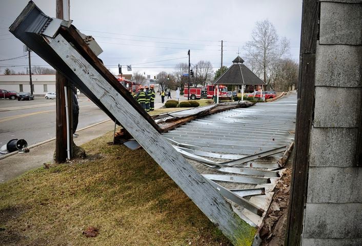 PHOTOS: Partial building collapse in Trotwood