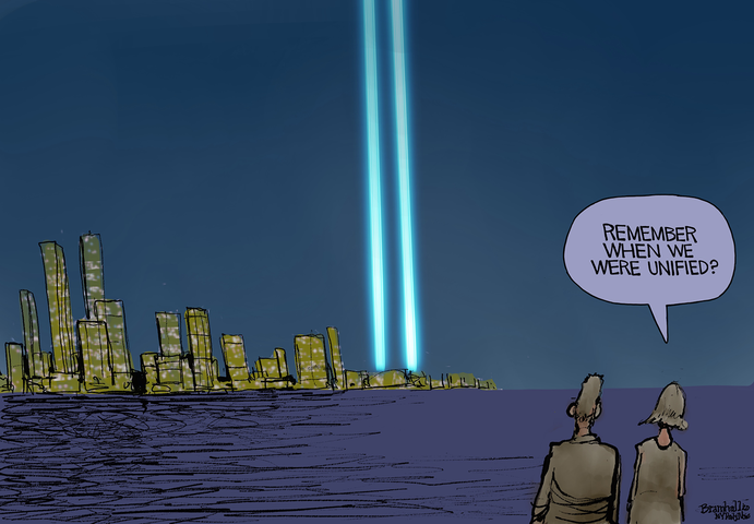 Week in cartoons: California fires, remembering 9/11 and more