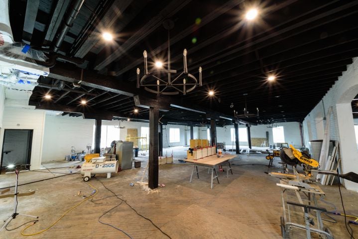 PHOTOS: Construction is nearing completion on new event venue The Lift in the Huffman Historic District
