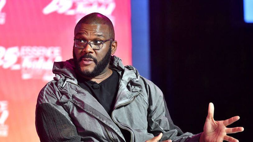 Filmmaker Tyler Perry speaks on stage at the 2019 Essence Festival Presented By Coca-Cola at Ernest N. Morial Convention Center on July 07, 2019 in New Orleans, Louisiana.