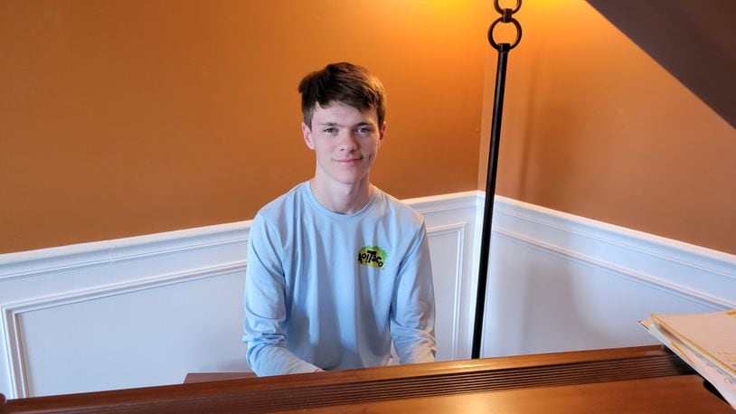 Liam Utt (pictured), Jason Xiao and Sam Martin, recent recipients of scholarships from Dayton Music Club, will perform at the local organization’s annual scholarship benefit concert at Christ United Methodist Church in Kettering on Sunday, May 2. CONTRIBUTED