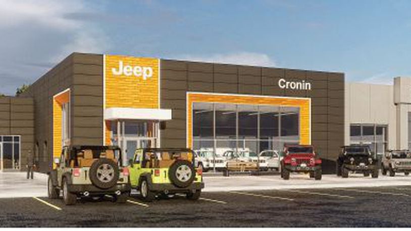 The Cronin Automotive Group expects to spend as much as $10 million on a new dealership, less than mile from their current leased space for a Chrysler Dodge Jeep Ram dealership.
