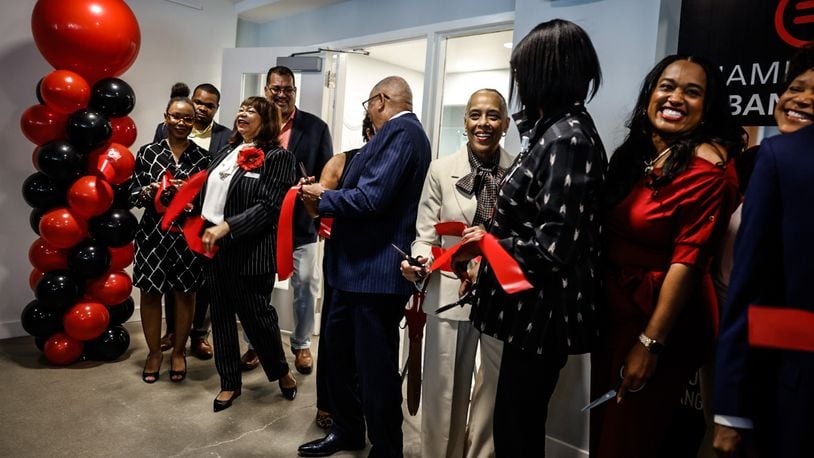 The Miami Valley Urban League cut the ribbon on their new offices at the Dayton Arcade Monday afternoon. The event was attended by community leaders, stakeholders and local government officials. JIM NOELKER/STAFF