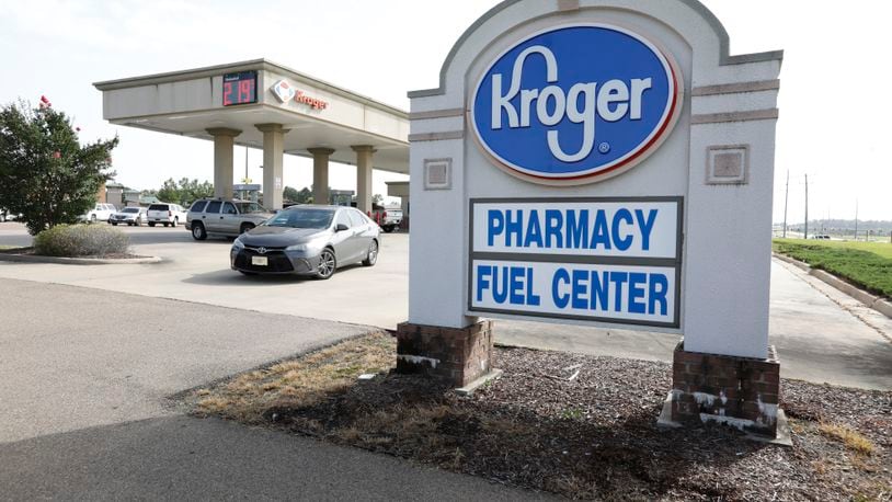 Kroger will host a grand opening for a fuel center this week in Riverside. The new Kroger under construction at the site of the former Kmart on Woodman Drive and Burkhardt Road is expected to open in early 2023. Kroger officials have said the entire site is a $23 million investment that will include about 160 jobs. FILE