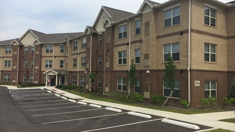 Dayton-based Miami Valley Housing Opportunity purchased the property at 3908 Wilmington Pike, about a block north of Stroop Road and opened a housing development for low-income/homeless people. STAFF/WAYNE BAKER