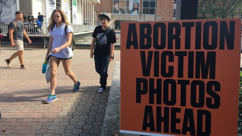 Anti-abortion activists set were on Wright State University’s campus on Wednesday. The demonstration brought Wright State into the fold of an ongoing debate over free speech on college campuses. The school’s handling of the demonstration sparked criticism from State Rep. Niraj Antani.