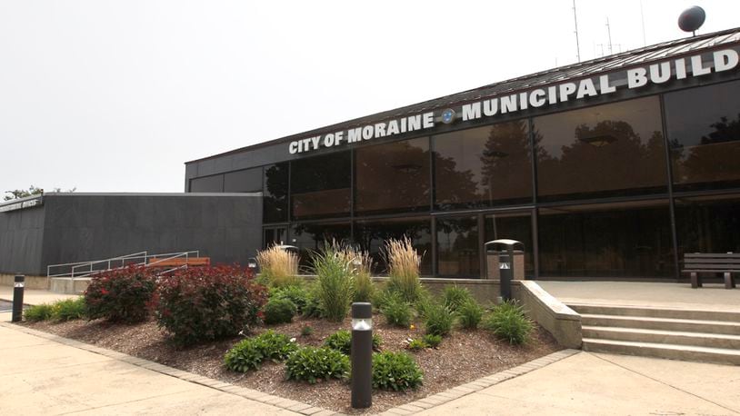 The City of Moraine Municipal building was dedicated in 1969 and houses the city government and the Moraine Police Department. STAFF FILE PHOTO
