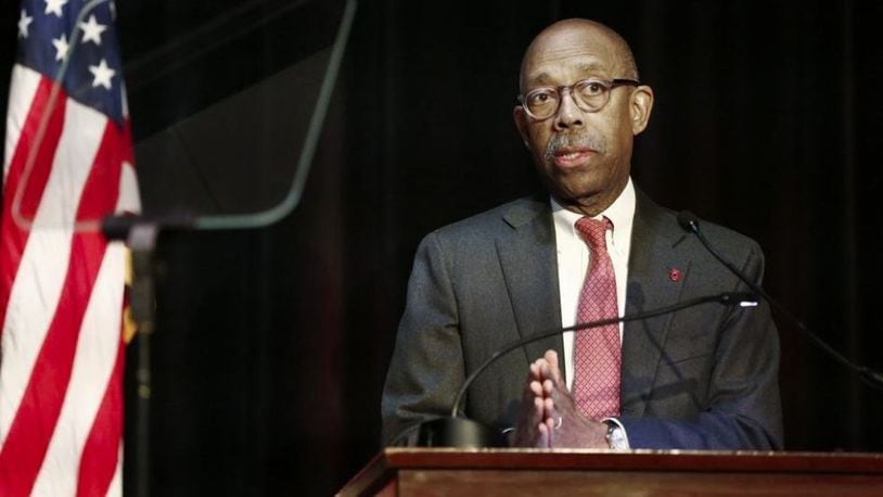 Ohio State President Michael V. Drake, shown in January, will retire a year early. FRED SQUILLANTE / THE COLUMBUS DISPATCH