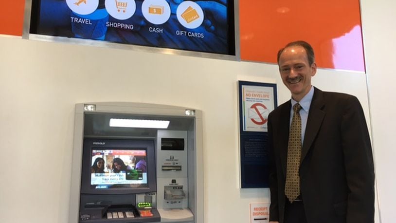 Ken Justice, senior vice president and ATM executive for PNC Bank, says ATM machines are more integral to banking than ever. THOMAS GNAU/STAFF
