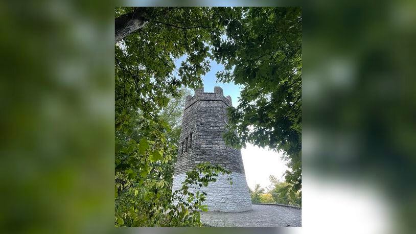 Ghost stories have long been told about Lookout Tower - also known as Frankenstein's Castle and the Witch's Tower - at Hills & Dales MetroPark. DEBBIE JUNIEWICZ
