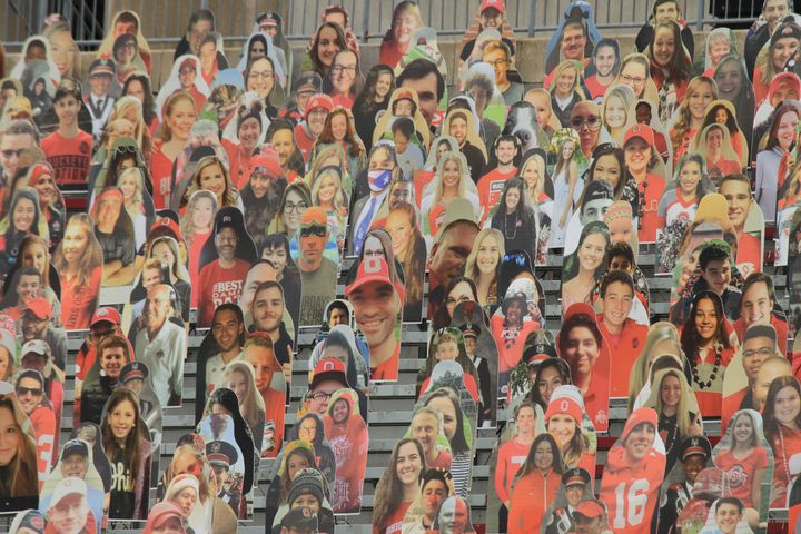 Photos: Ohio State fan cutouts at Ohio Stadium