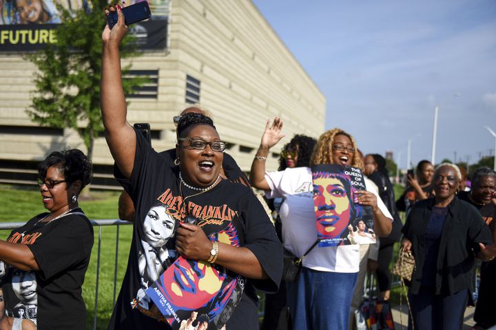 Photos: Aretha Franklin fans celebrate the life of the Queen of Soul