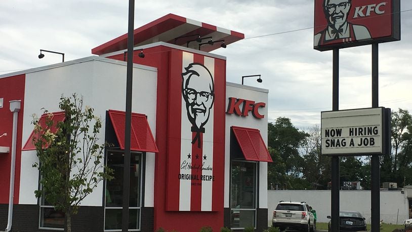 A new KFC opened June 13 at 2211 N. Verity Parkway in Middletown. The restaurant is on the same site of a KFC that closed in early 2017. RICK McCRABB/STAFF