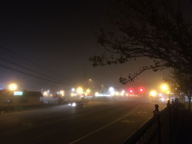 Fog in the Miami Valley on Tuesday, Oct. 10, 2017