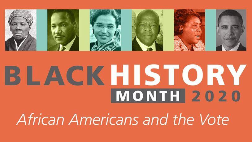 February is Black History Month and Wright-Patterson Air Force Base is recognizing the services and sacrifices made by African Americans throughout the month. This year’s theme for Black History Month is ‘African Americans and the Vote.’ (Courtesy graphic)