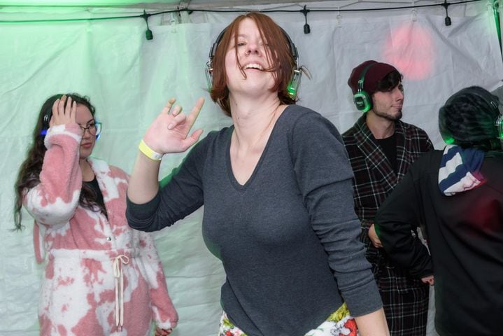 PHOTOS: Did we spot you at Dayton’s Silent Disco Pajama Party at Yellow Cab Tavern?