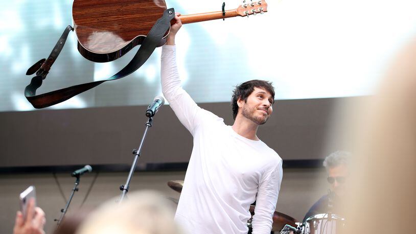 LAS VEGAS, NEVADA - APRIL 06: Morgan Evans performs onstage at the ACM Lifting Lives TOPGOLF Tee-Off at TOPGOLF on April 06, 2019 in Las Vegas, Nevada. (Photo by Rich Fury/Getty Images for ACM)