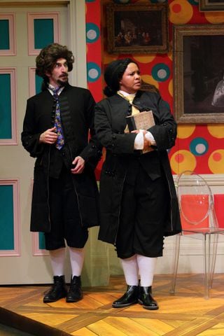 Patrick Earl Phillips as Square and Aleah Vassell as Thwackum