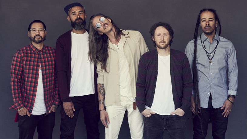 Multiplatinum-selling rockers Incubus, (left to right) José Pasillas, Ben Kenney, Brandon Boyd, Mike Einziger and Chris Kilmore, perform at Rose Music Center in Huber Heights on Sunday, Sept. 5. CONTRIBUTED