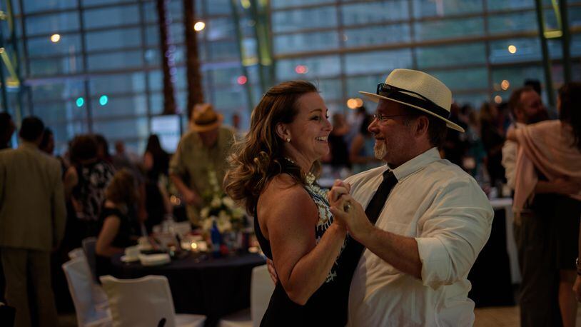 The Habitat in Hollywood benefit event. hosted by the Habitat for Humanity of Greater Dayton, took place at the Schuster Center Wintergarden on July 14, 2018. The theme changes every year; past 'destination' themes have included the Hamptons, Havana and even Paris.
