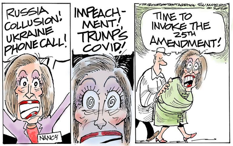 Week in cartoons: Town halls, Amy Coney Barrett and more